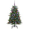 vidaXL Artificial Christmas Tree with 150 LEDs with Stand Green 120 cm