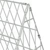 vidaXL Chicken Cage Silver 110 x 55 x 55 cm Galvanised Steel