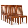 vidaXL Dining Chairs 6 pcs Solid Wood Modern