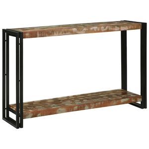 vidaXL Console Table Multicolour 120 x 33 x 75 cm Solid Reclaim Wood