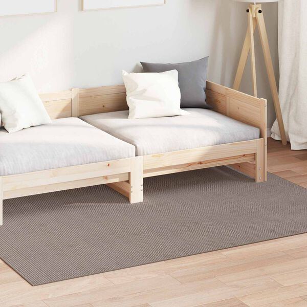 vidaXL Area Rugs Rectangular LUGO Taupe 200 x 140 cm Polyester