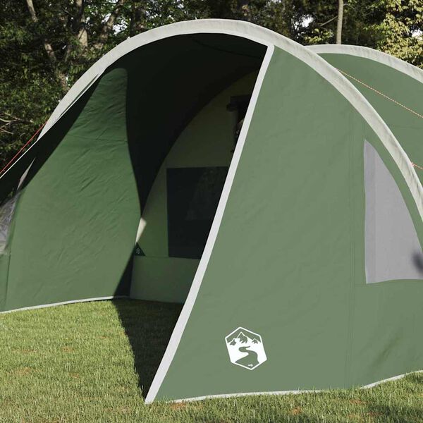 vidaXL Tunnel Tent with Roof Green and White 805 x 405 x 211 cm