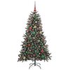 vidaXL Artificial Christmas Tree with 150 LEDs with Stand Green 150 cm