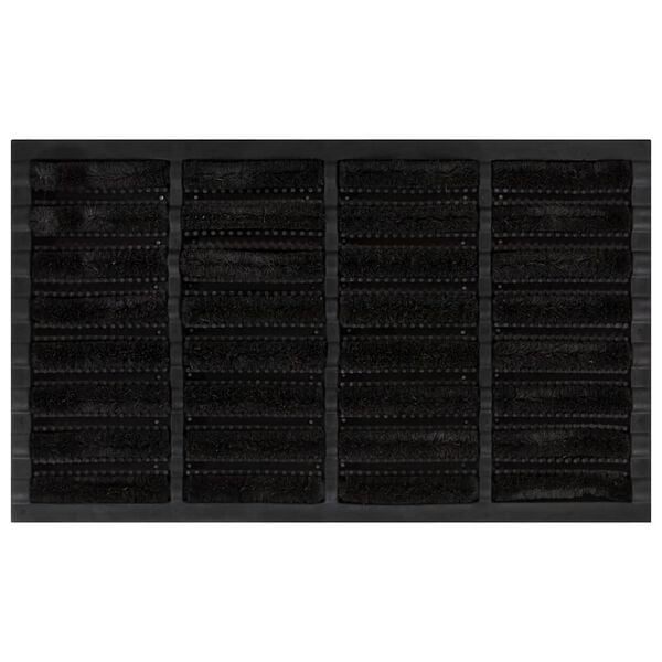vidaXL Door Mat Rectangular 45x75 cm Rubber and Coir