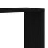 vidaXL Wall Shelves 2 pcs Black oak 50 x 15 x 85 cm Engineered Wood