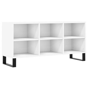 vidaXL TV Cabinet White 103.5x30x50 cm Engineered Wood