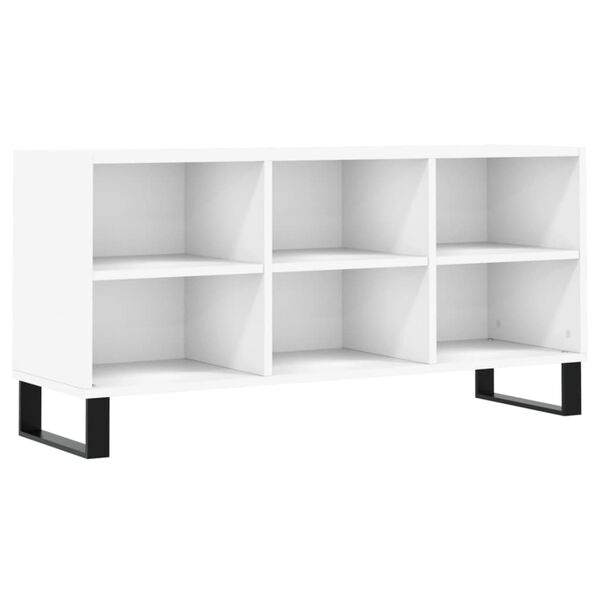vidaXL TV Cabinet White 103.5x30x50 cm Engineered Wood