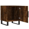 vidaXL Bedside Cabinet Smoked Oak 40x40x50 cm Engineered Wood