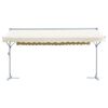 vidaXL Free Standing Awning 600x300 cm Cream