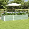 vidaXL Planter Green 240 x 80 x 45 cm Steel