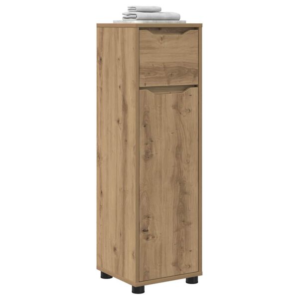 vidaXL Bathroom Cabinet Artisan Oak 30.5 x 30 x 101 cm Engineered Wood