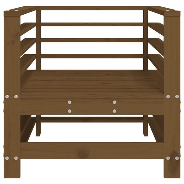 vidaXL Garden Chairs 2 pcs Honey Brown Solid Wood Pine