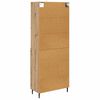 vidaXL Highboard with Drawer Artisan Oak 69.5 x 34 x 180 cm