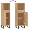 vidaXL Bathroom Cabinet Sonoma Oak 30x30x100 cm Engineered Wood