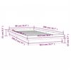 vidaXL LED Bed Frame without Mattress White 90x200 cm Solid Wood