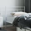 vidaXL Metal Replace Headboard White 80 cm