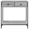 vidaXL Console Table Grey Sonoma 75x34.5x75 cm Engineered Wood