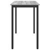 vidaXL Table Grey Sonoma 100 x 50 x 76.5 cm Engineered Wood and Steel