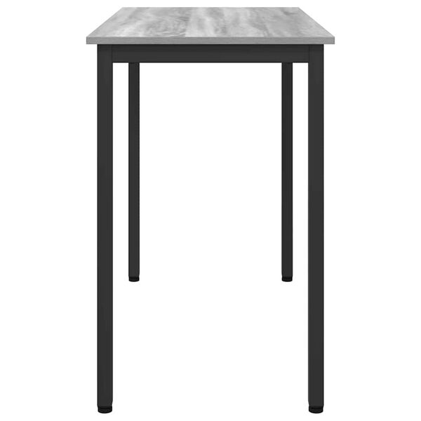 vidaXL Table Grey Sonoma 100 x 50 x 76.5 cm Engineered Wood and Steel
