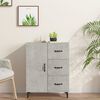 vidaXL Sideboard Concrete Grey 69.5x34x90 cm Engineered Wood