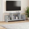 vidaXL TV Stand Concrete Grey 102 x 35 x 45 cm Engineered Wood