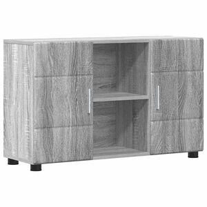 vidaXL Sideboard with Shelf FLORIN Grey Sonoma 88.5 x 30.5 x 55.5 cm
