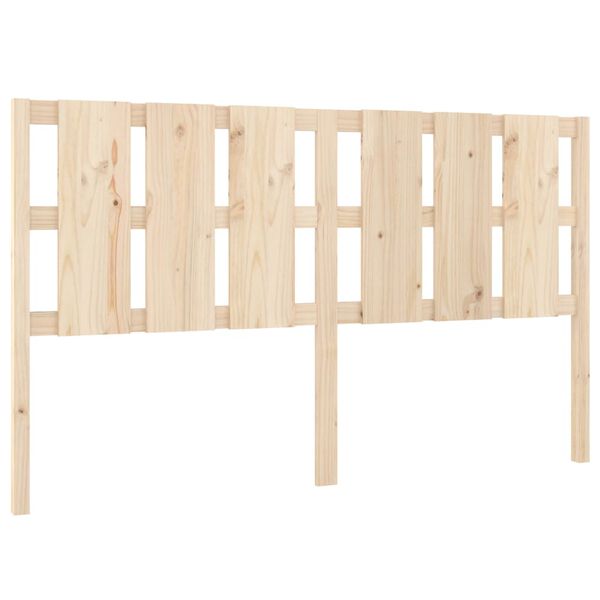 vidaXL Bed Headboard 165.5x4x100 cm Solid Wood Pine