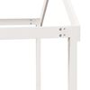 vidaXL High Sleeper Bed without Mattress White 80x200 cm Solid Wood Pine