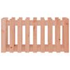 vidaXL Garden Raised Bed with Fence Design 100x50x50 cm Solid Wood Douglas
