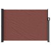 vidaXL Retractable Side Awning Brown 140x600 cm
