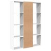 vidaXL Room Divider/Book Cabinet White 100x24x140 cm Engineered Wood