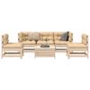 vidaXL 6 Piece Garden Sofa Set Solid Wood Pine