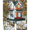 dobar Decorative Bird House with Stand "Restaurant" Multicolour
