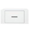 vidaXL Wall-mounted Bedside Cabinet White 50x36x25 cm