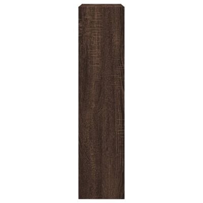 vidaXL Shoe Cabinet Brown Oak 60x21x87.5 cm Engineered Wood