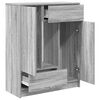 vidaXL Sideboard with Drawers and Doors Grey Sonoma 73x31x90 cm