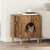 vidaXL Cat House Old Wood 42.5 x 40 x 53 cm Engineered Wood