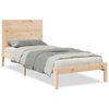 vidaXL Extra Long Bed Frame without Mattress 100x210 cm Solid Wood