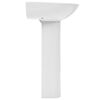 vidaXL Freestanding Basin with Pedestal Ceramic White 520x440x190 mm
