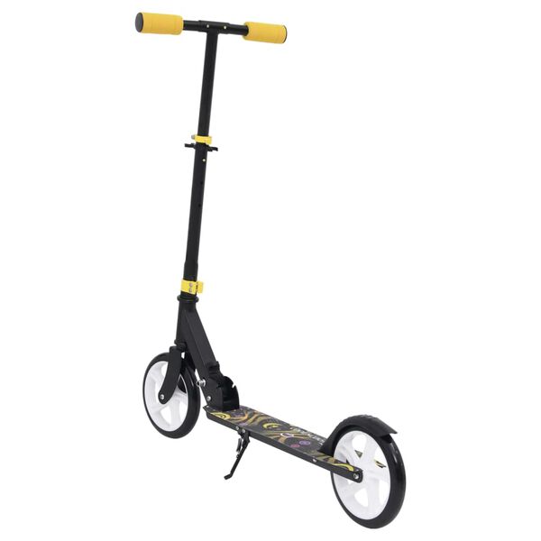 vidaXL 2-Wheel Children Scooter with Adjustable Handlebar Yellow