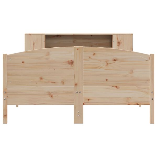 vidaXL Bookcase Bed without Mattress 140x200cm Solid Wood Pine