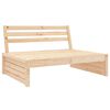 vidaXL 4 Piece Garden Lounge Set Solid Wood Pine