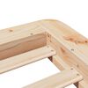 vidaXL Bed Frame without Mattress 90x200 cm Solid Wood Pine