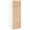 vidaXL Bookcase White 40x30x114 cm Engineered Wood