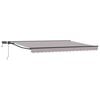 vidaXL Light Grey and Anthracite 4.5 x 3.5 m Polyester with PU coating
