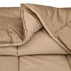 vidaXL Full Year Duvet Gold 200 x 200 cm Satin and Microfiber