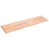 vidaXL Table Top Light Brown 200x60x(2-4)cm Treated Solid Wood Live Edge