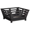 vidaXL Fire Pit Black 60 x 60 x 30 cm Steel