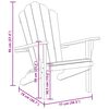 vidaXL Adirondack Chair 2 pcs Brown 78 x 77 x 95 cm Solid Teak Wood