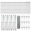vidaXL Ground Fix Welded Wire Fence 100 x 0.5 m (W x H)